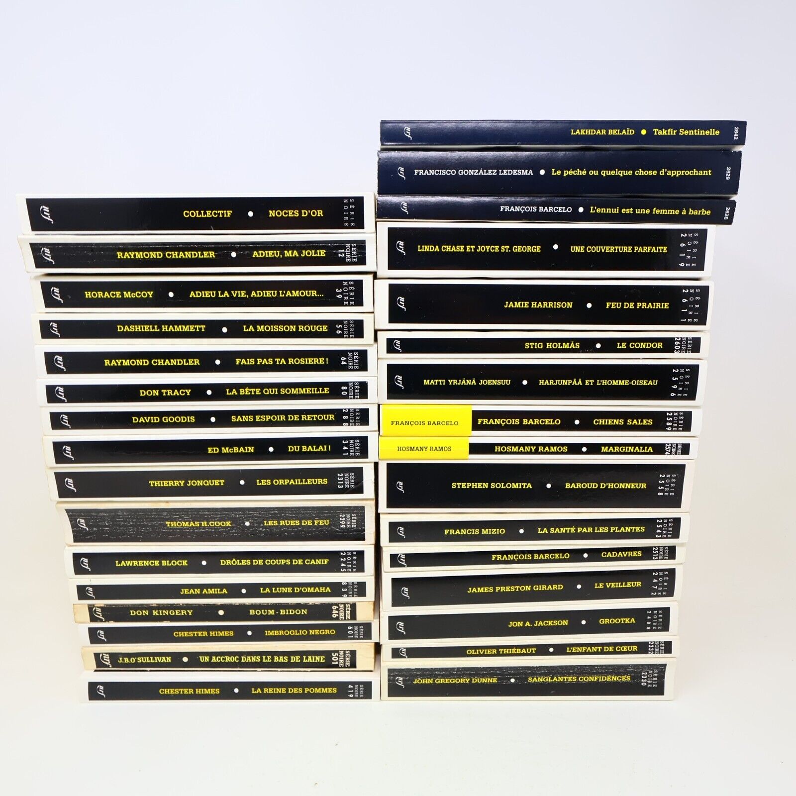 Collection Série Noire nrf Lot 32 Livres Français French Gallimard Paperback PB