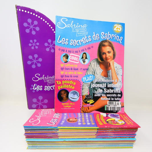 Les Secrets de Sabrina L'Apprentie Sorcière Lot 49 Magazines Teenage Witch Salem