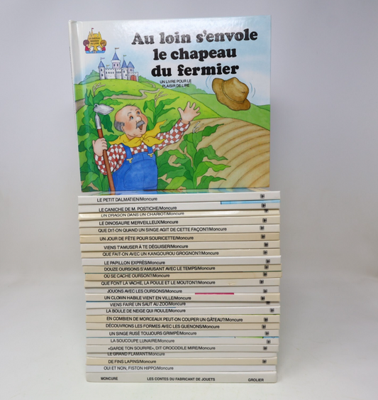 Le Château Magique du Livre Lot 26 Livres Jane Belk Moncure Français Grolier HC