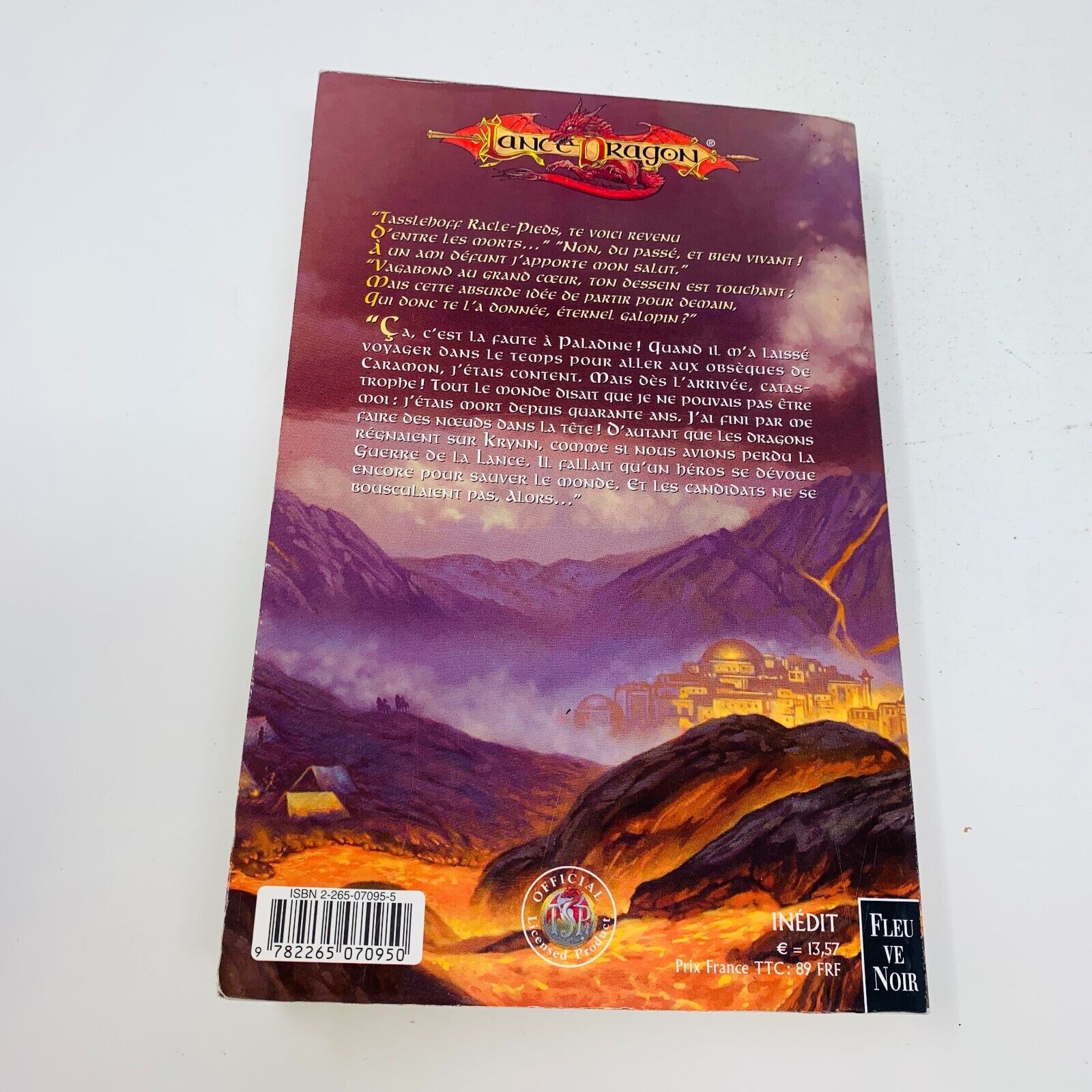 Lancedragon Trilogie La Séquence de la Guerre des Ames Grand Format Lot Livres