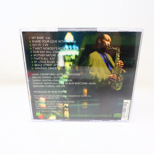After Dark CD Hank Crawford Milestone 1998 Jazz Funk Soul MCD-9279-2 90s