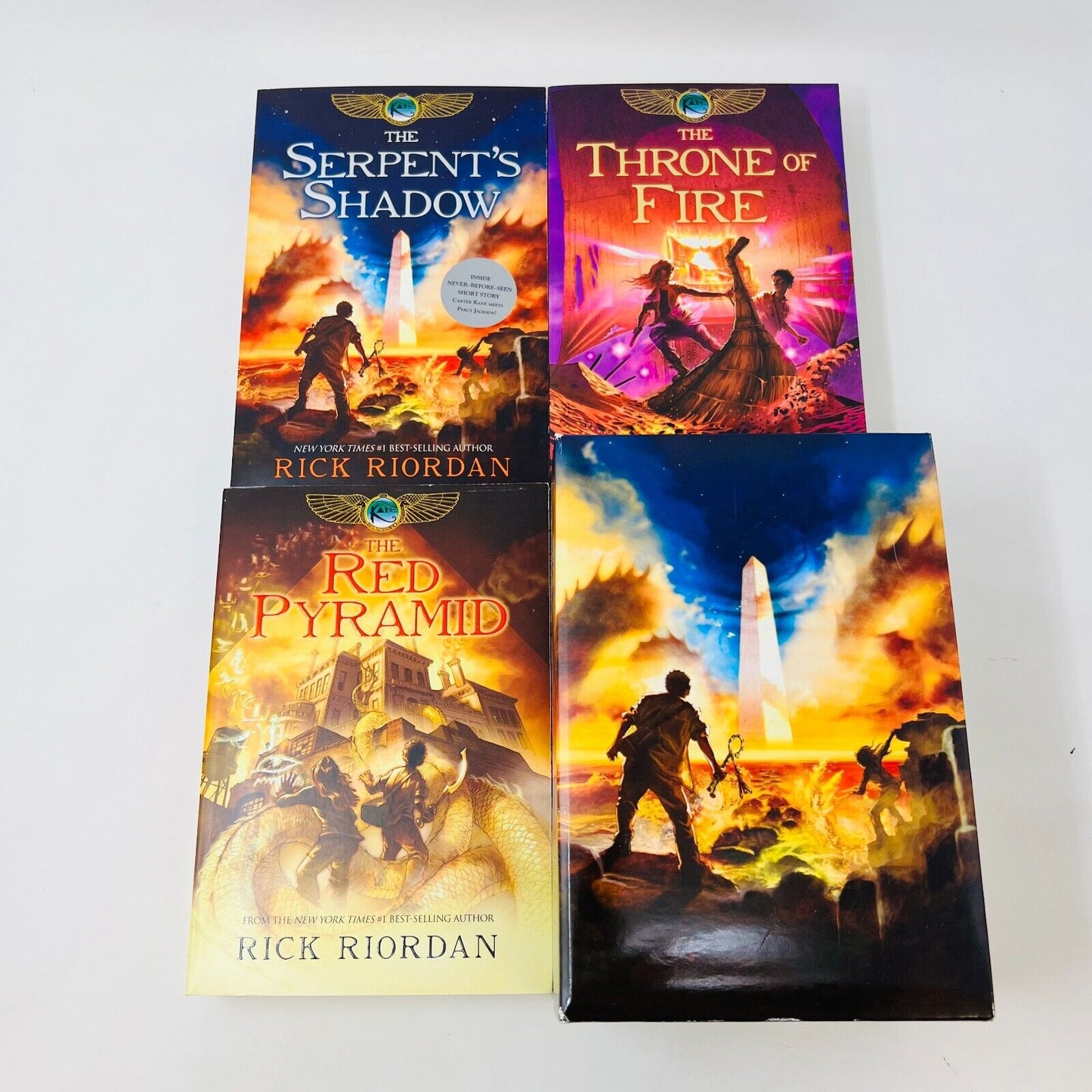 2013 The Kane Chronicles Complete Series Hyperion Box Set by Rick Riordan PB