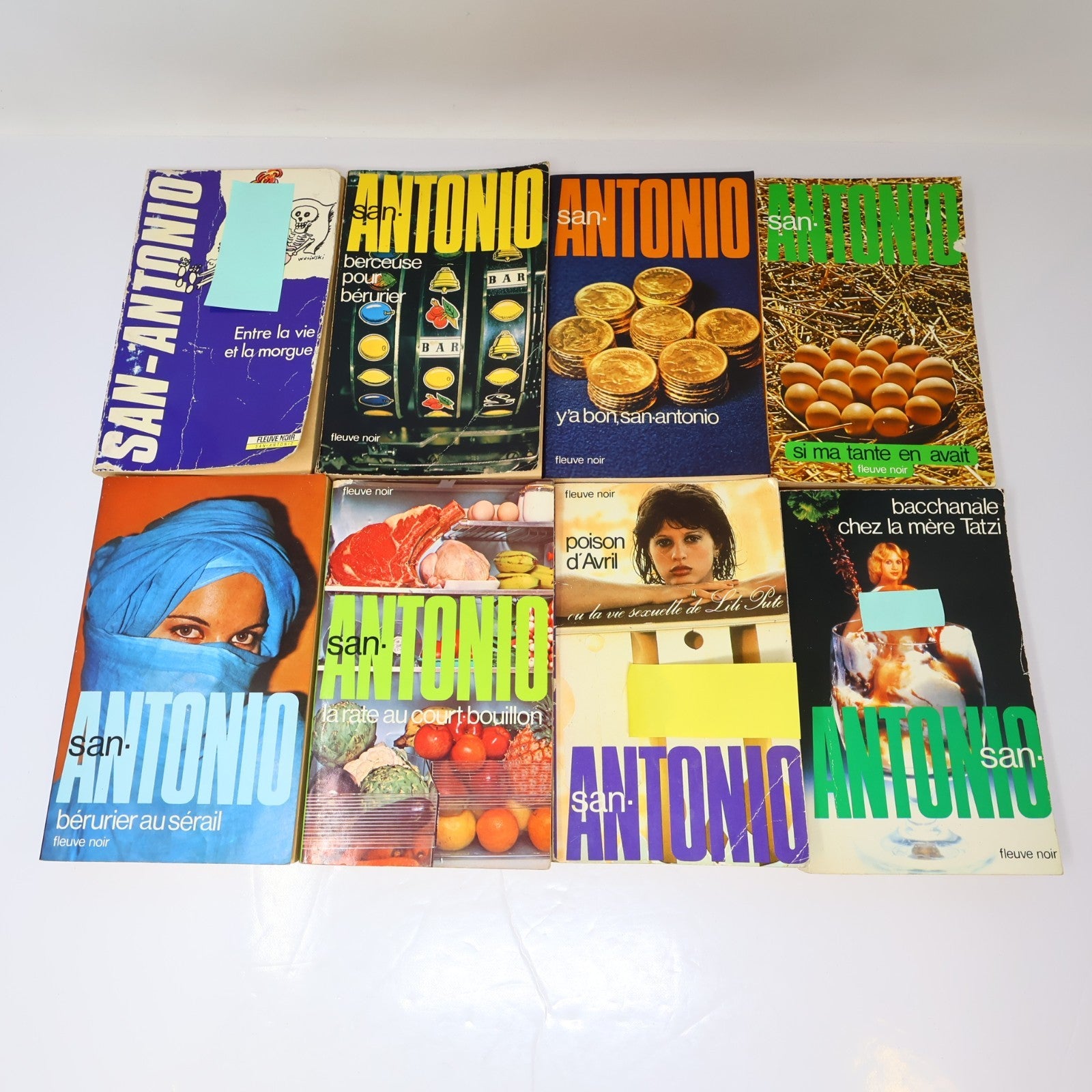 San-Antonio Lot 40 Livres Crime et Mystère Policier Thriller Fleuve Noir PB Vtg