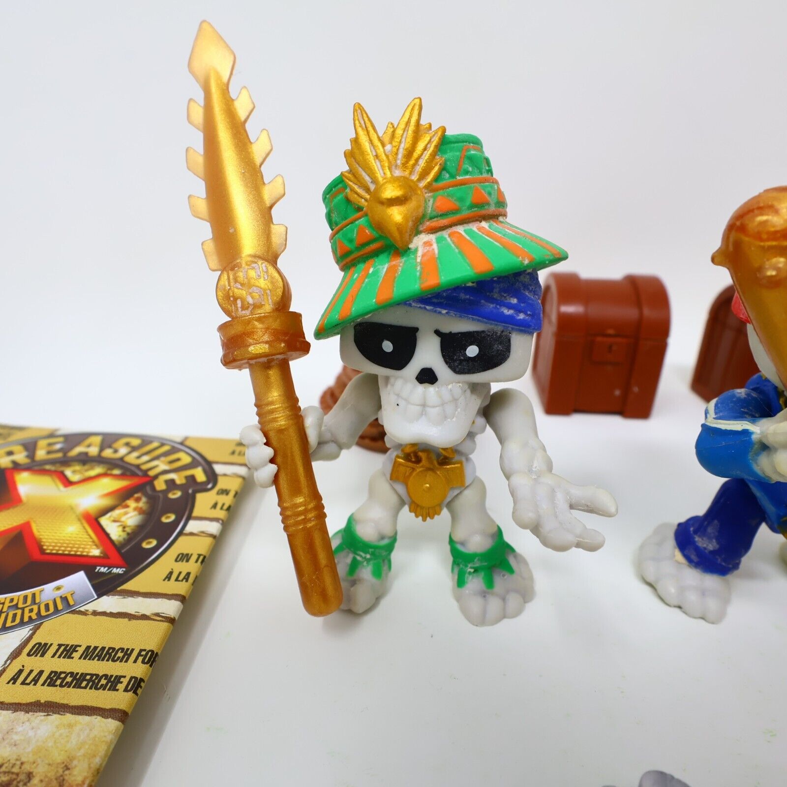 Lot of 3 Treasure X Figures Goldenspear Rogue Goldsnatcher Pharoah Loot Moose