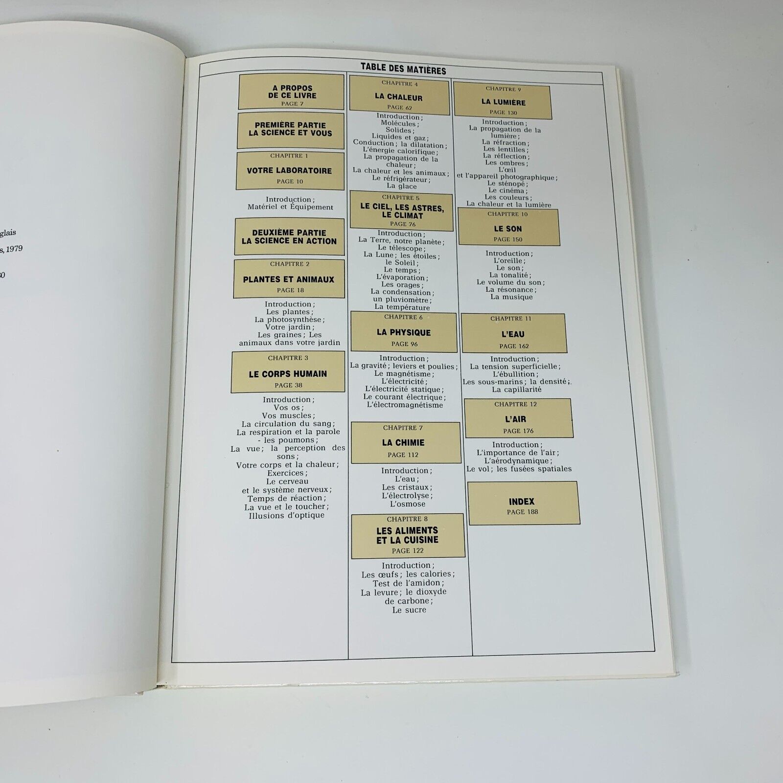 1980 L'Atelier du Jeune Scientifique en Français Family Scientist French HC 80s