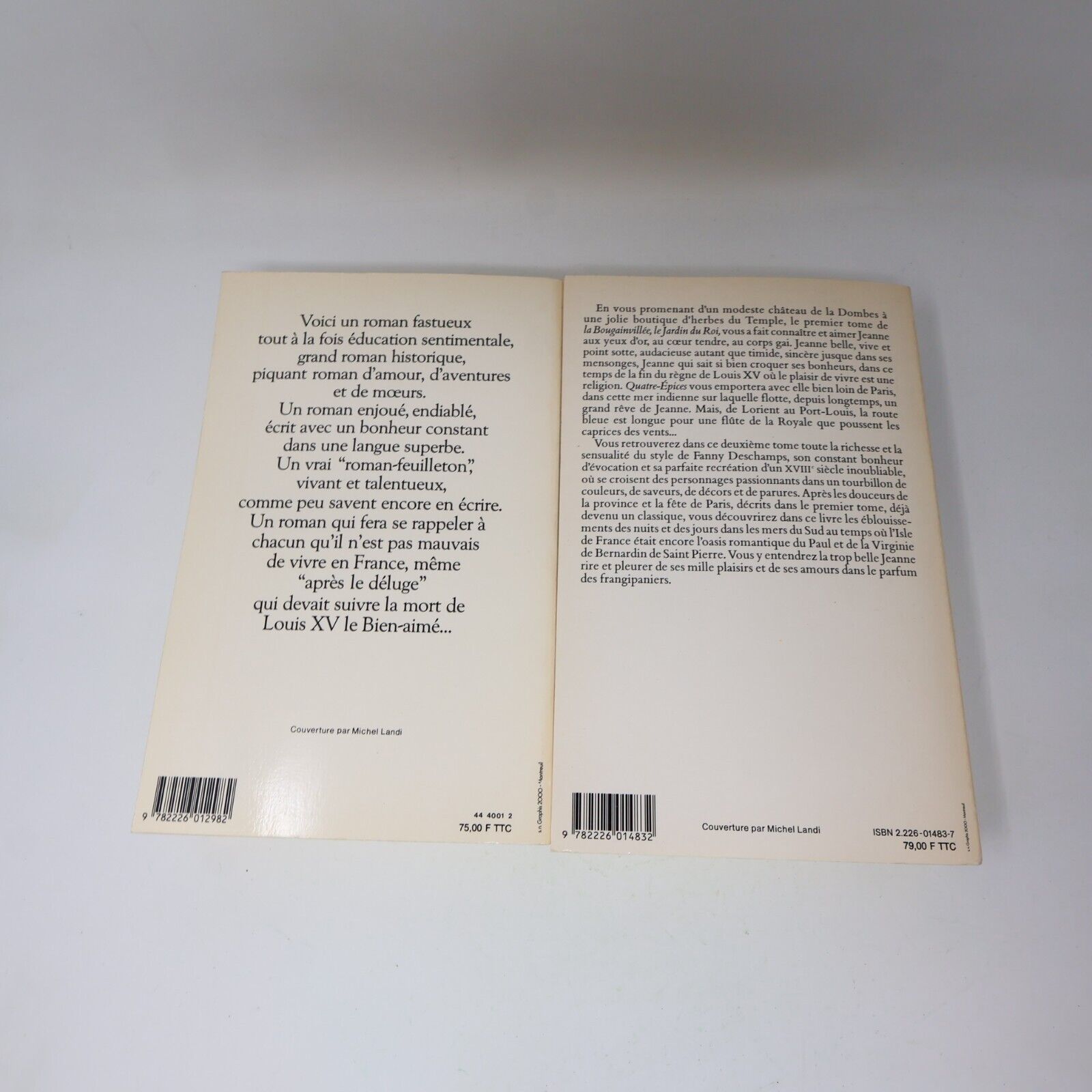 La Bougainvillée #1-2 Lot 2 Livres Fanny Deschamps 1982 Série Complète Français
