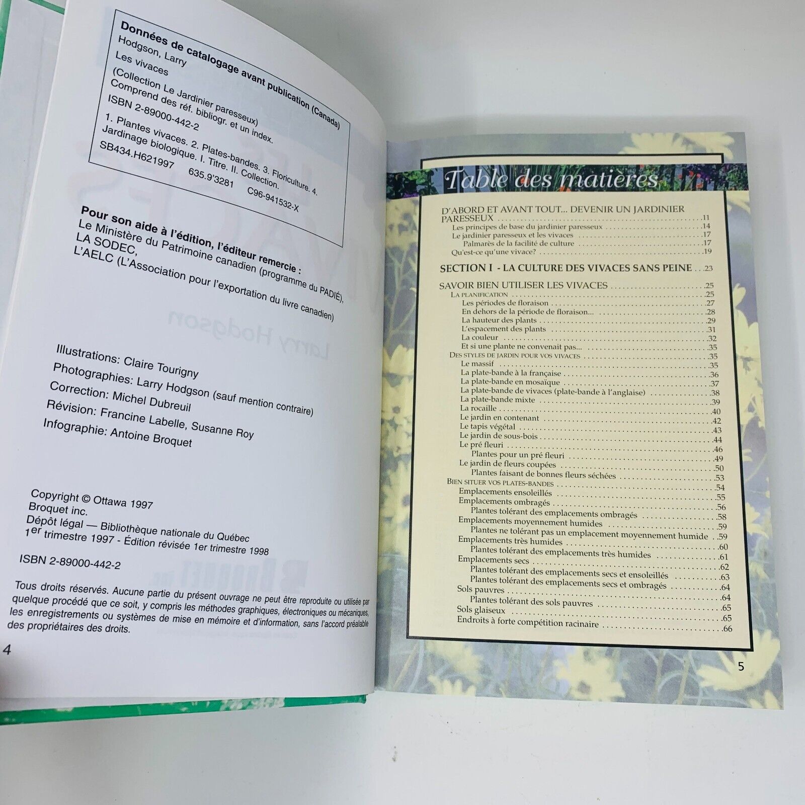Coffret Vivaces & Annuelles pour le Québec Le Jardinier Paresseux Larry Hodgson
