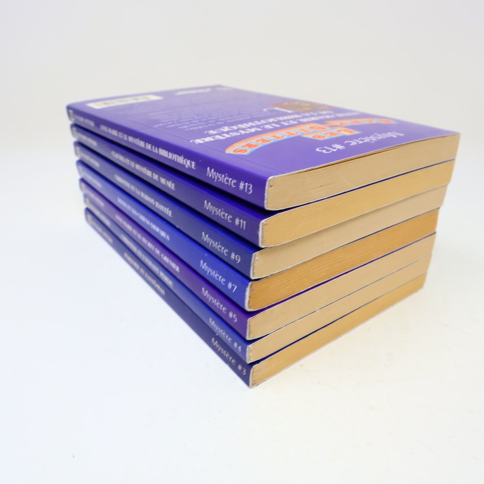 Lot 7 Livres Les Baby-Sitters Mystère #3-5 7 9 11 13 Ann M. Martin EH Français