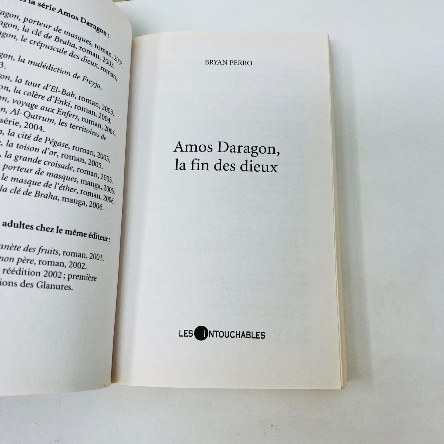 Amos Daragon Série Complète 1-12 + Al-Quatrum Bryan Perro Porteur de Masques Lot