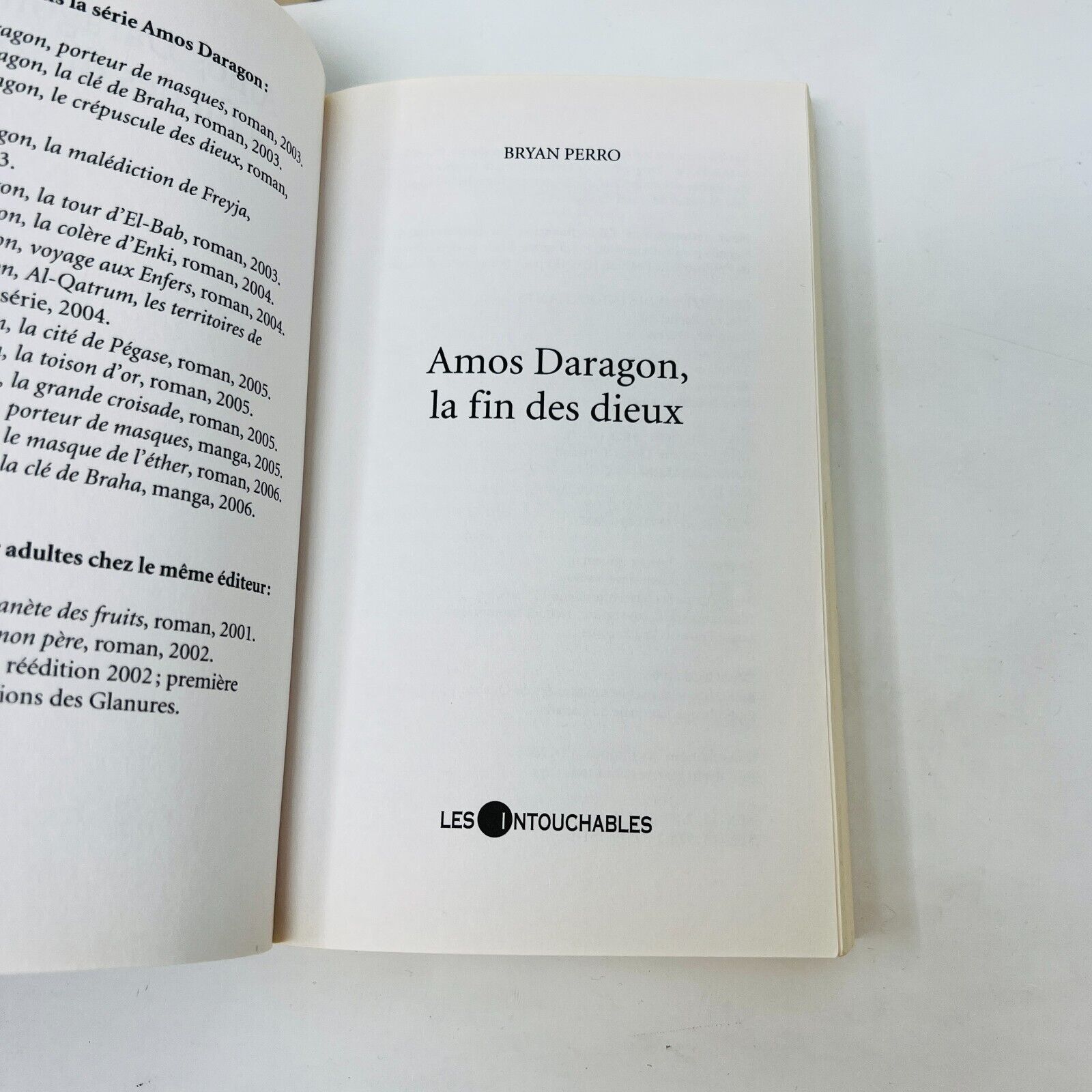 Amos Daragon Série Complète 1-12 + Al-Quatrum Bryan Perro Porteur de Masques Lot