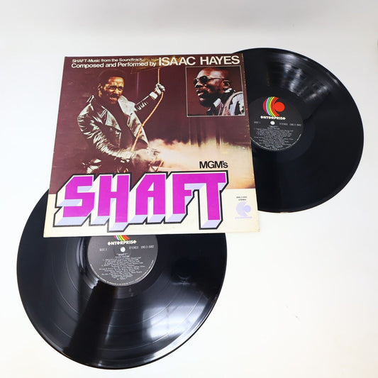 Isaac Hayes Shaft 2x LP Record Vinyl ENS 2-5002 1973 Enterprise Canada Polydor