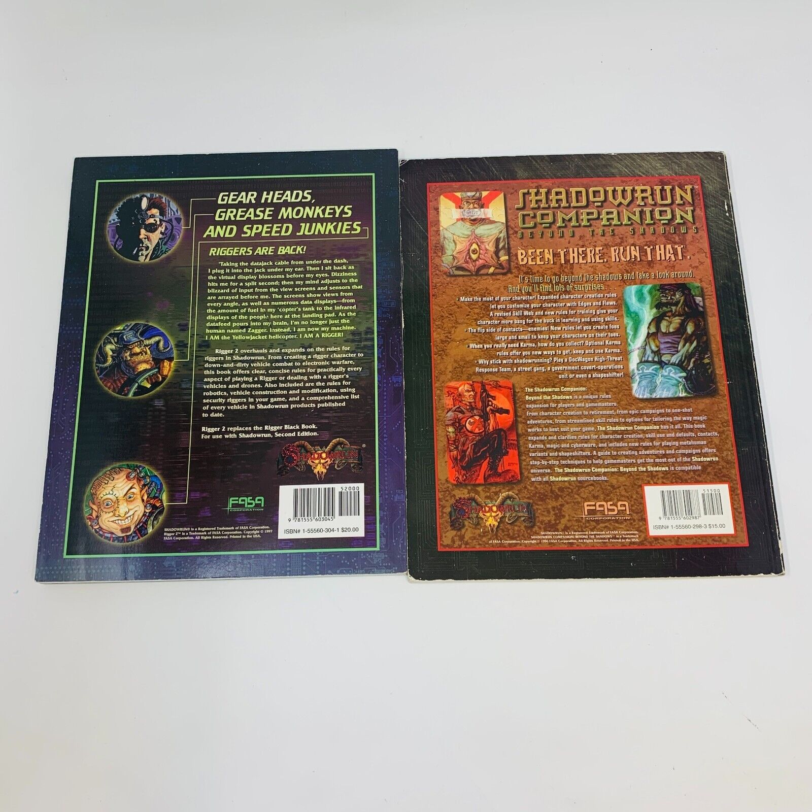 9x Shadowrun RPG Books Lot Sourcebook Companion Man Machine Cyberware 90-2000s
