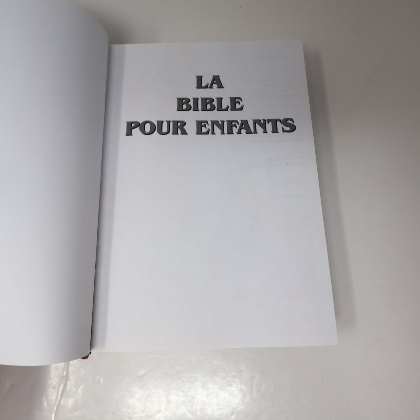 La Bible pour Enfants Société Biblique Française 2000 HC French Religion Livre