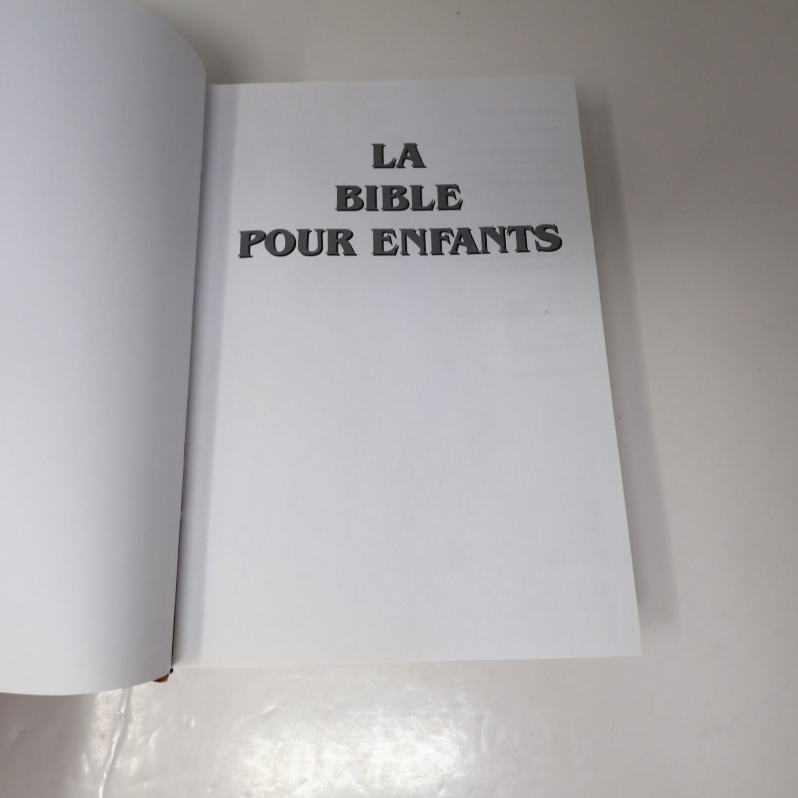 La Bible pour Enfants Société Biblique Française 2000 HC French Religion Livre