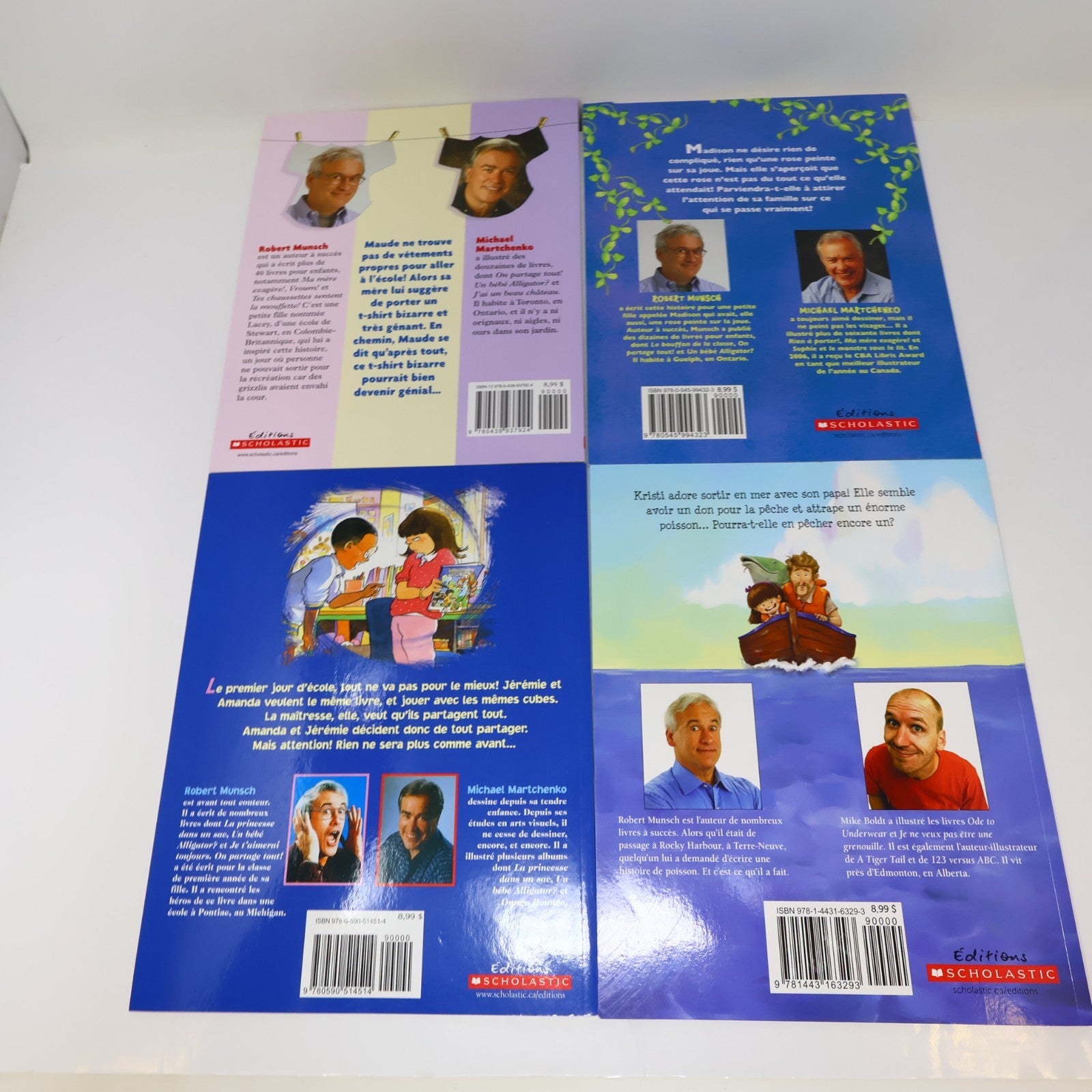 Robert Munsch/Michael Martchenko Lot 13 Livres Enfants Humour Canada PB Français