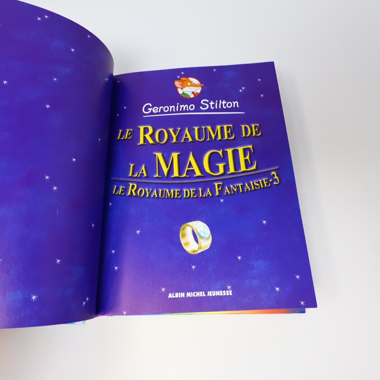 Lot 7 Livres Geronimo Stilton #1-2,5-8 Enfants Albin Michel Français French