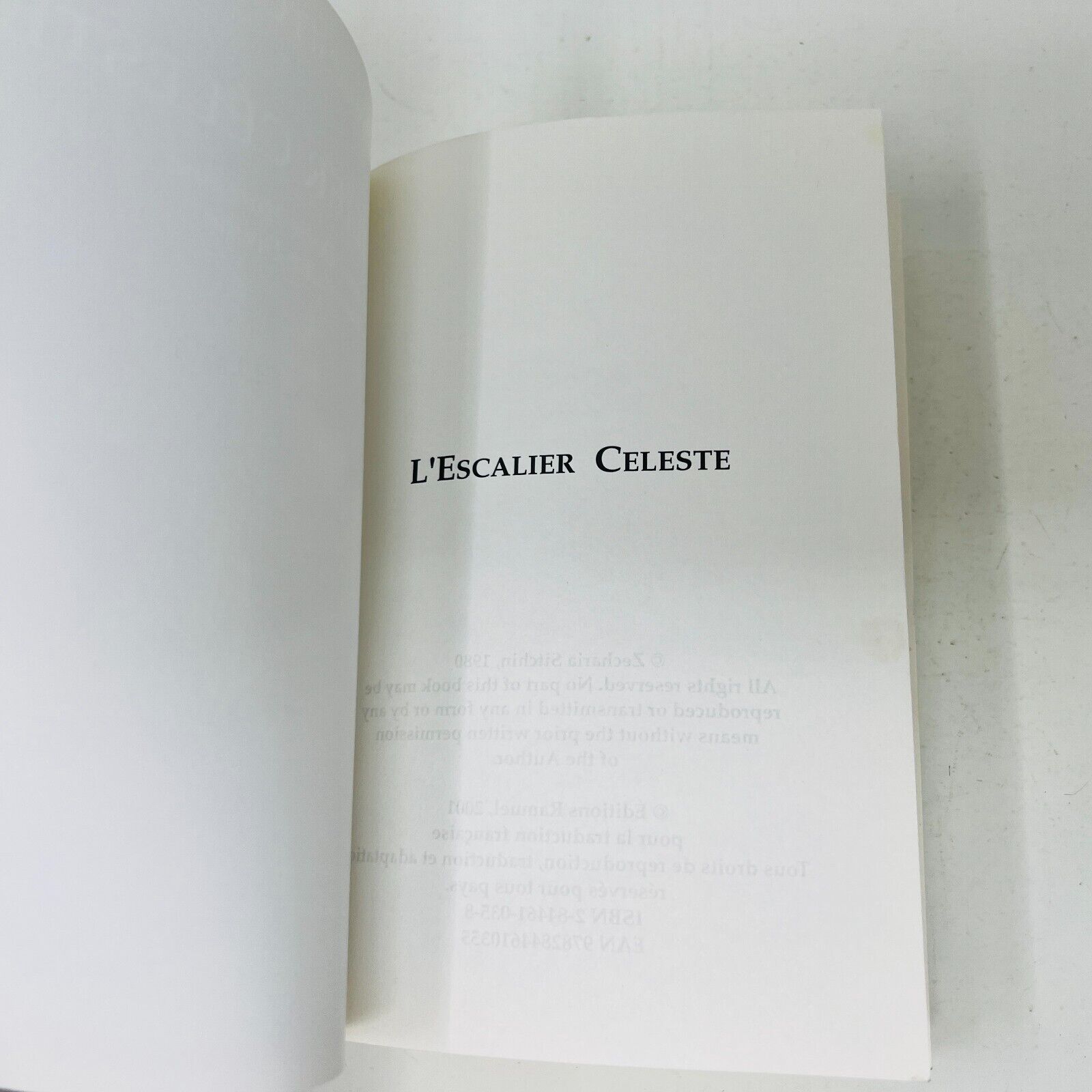 2004 L'Escalier Céleste le Second Livre des Chroniques de la Terre Mysticisme PB