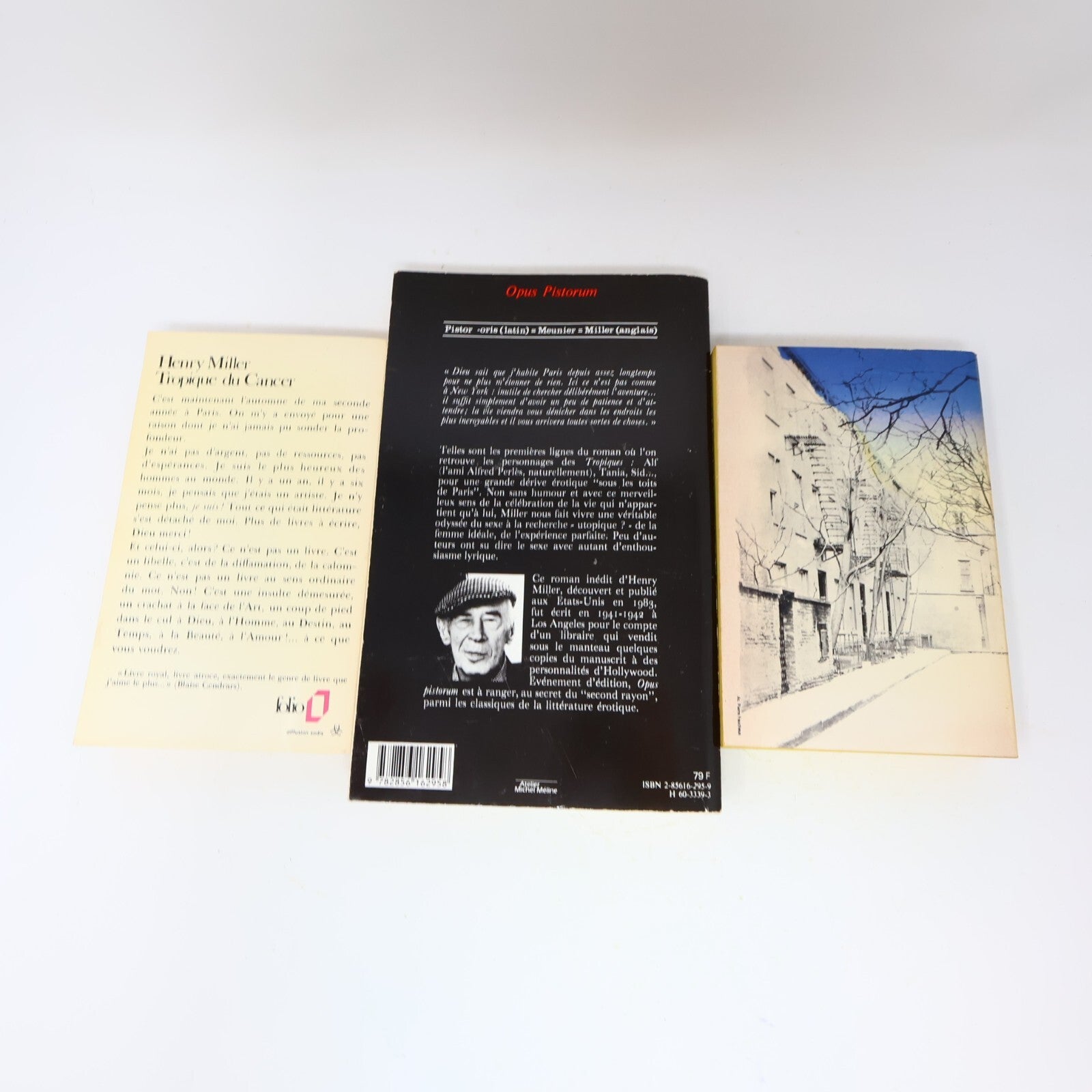 Henry Miller Lot 3 Livres Opus Pistorum/Nexus/Tropique du Cancer Français French