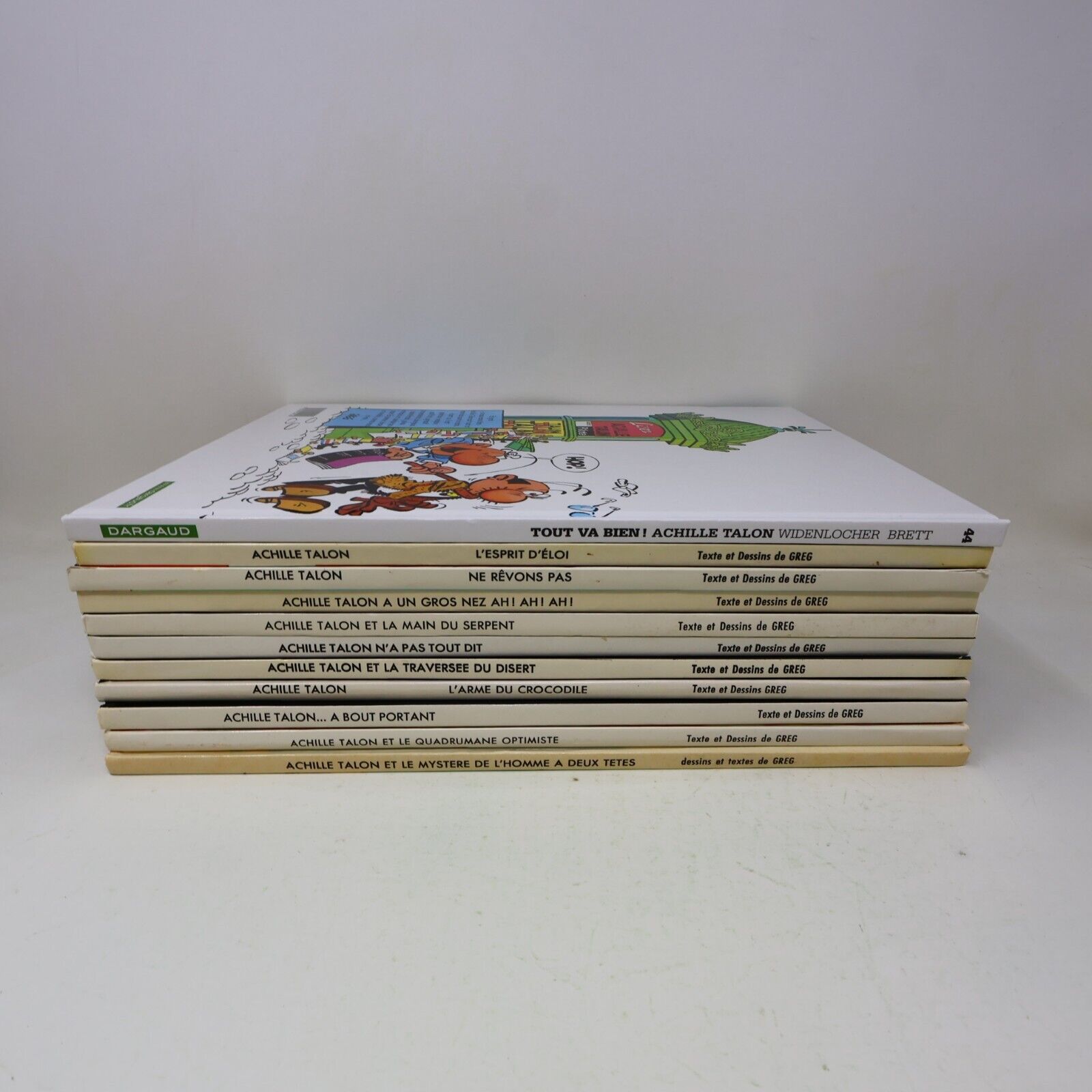 Achille Talon Lot 11 Bandes dessinées Greg Français French Dargaud Hardcover Bd