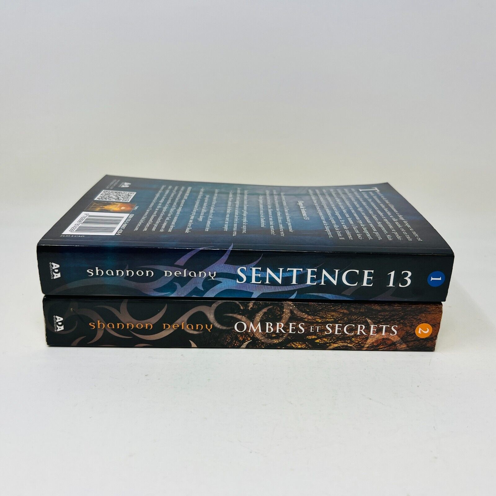 Sentence 13 #1-2 de Shannon Delany Ada en Français/French Lot Ombres et Secrets