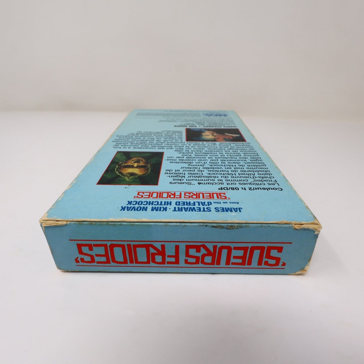Sueurs Froides (Vertigo) VHS Français/French NTSC James Stewart Alfred Hitchcock