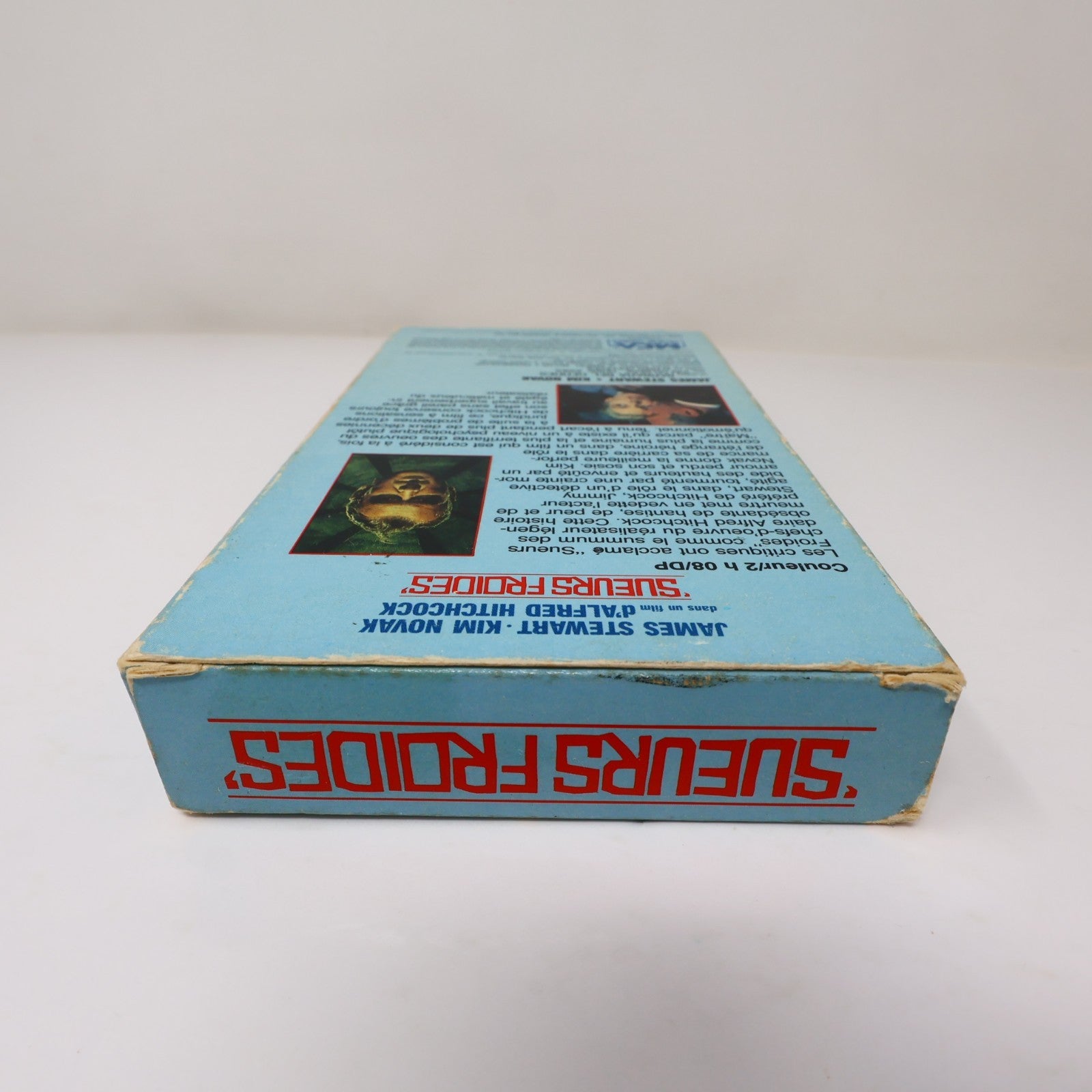 Sueurs Froides (Vertigo) VHS Français/French NTSC James Stewart Alfred Hitchcock
