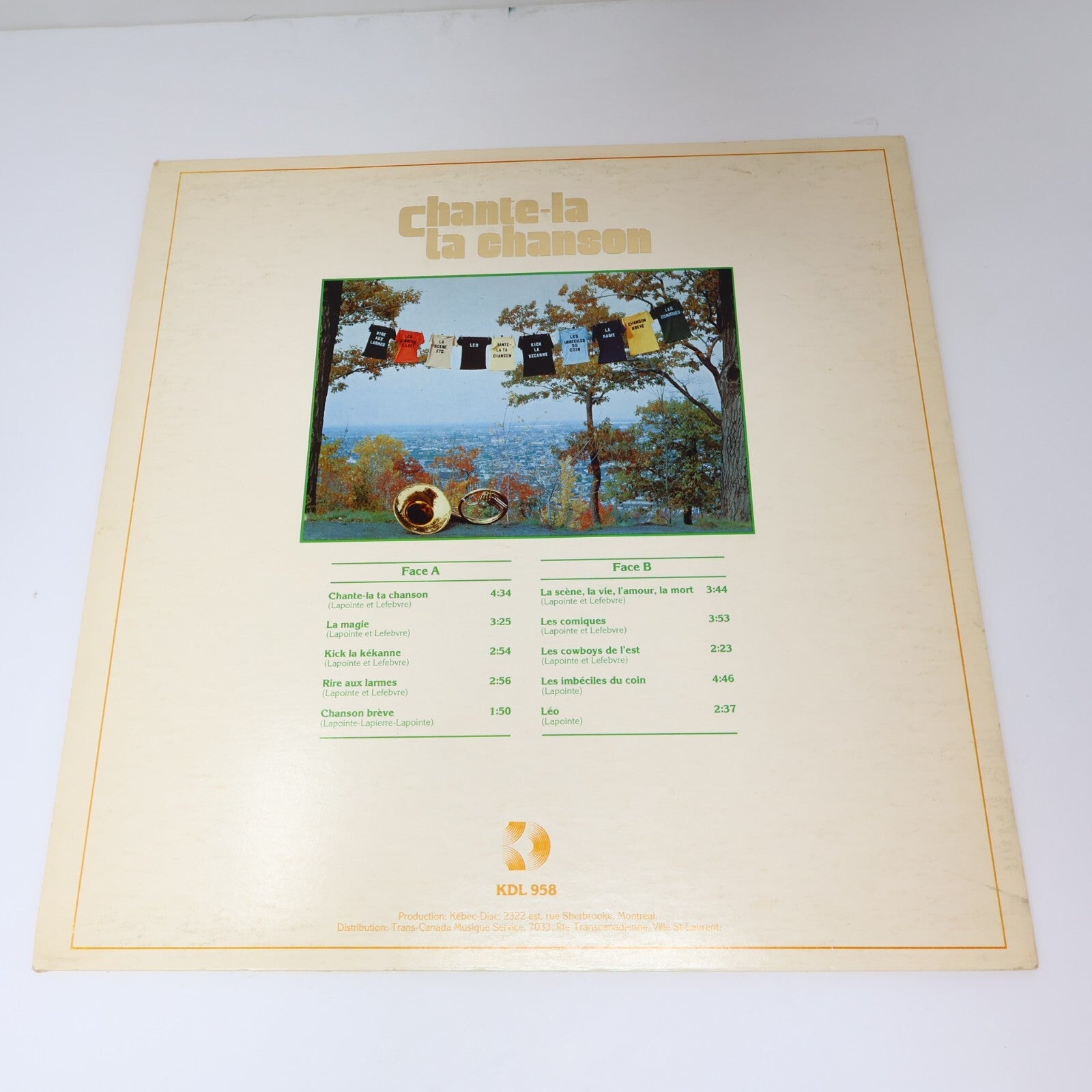 Jean Lapointe Lot 3 Disques Jongleur/Si On Chantait/Chante la ta Chanson Record