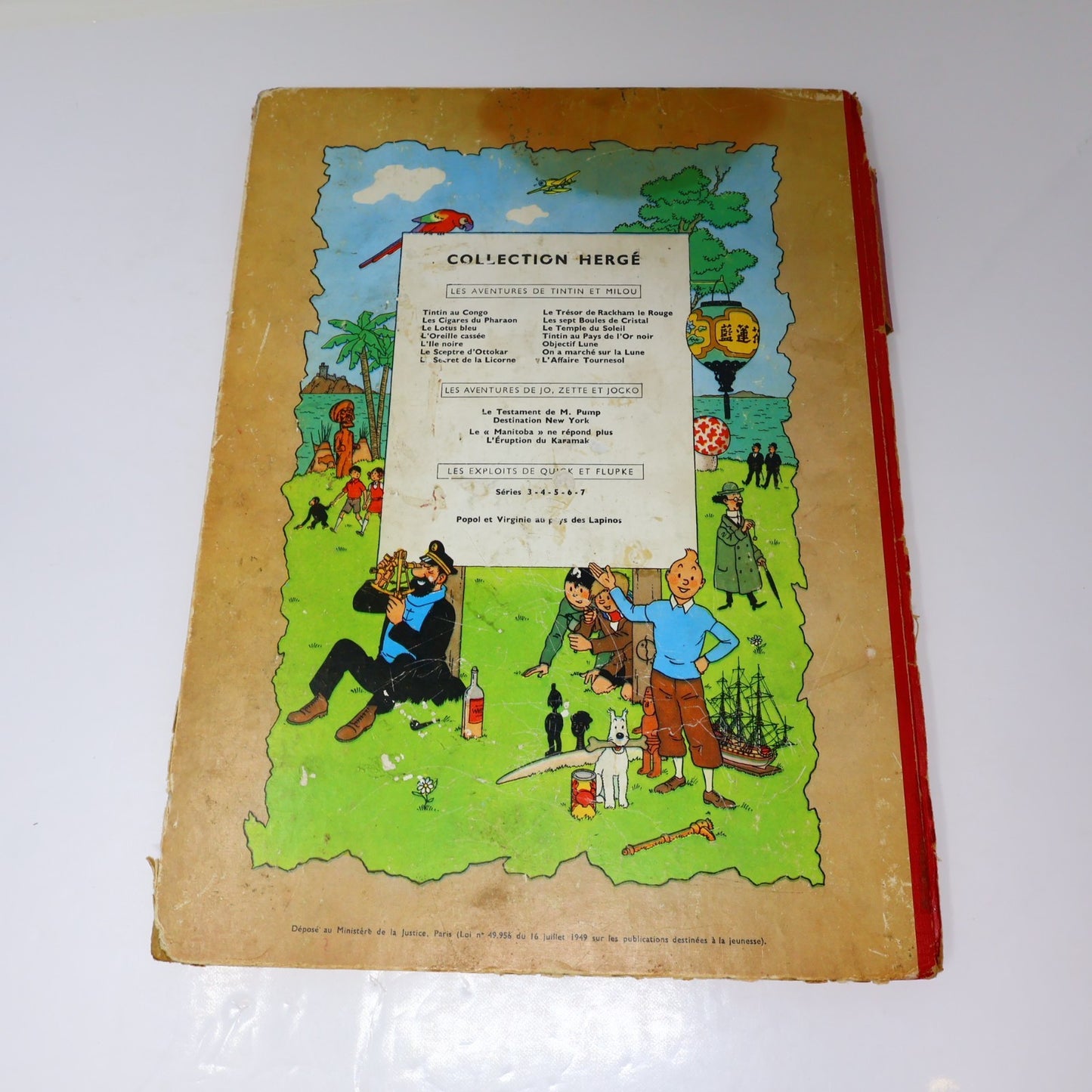 Tintin L'Affaire Tournesol Hergé Casterman 1956 HC B20 Belgique Français/French