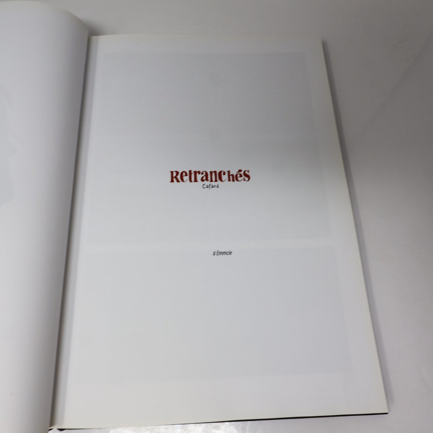 Retranchés Cafard Ankama 2008 HC Français French Bande Dessinée Bd Illustré