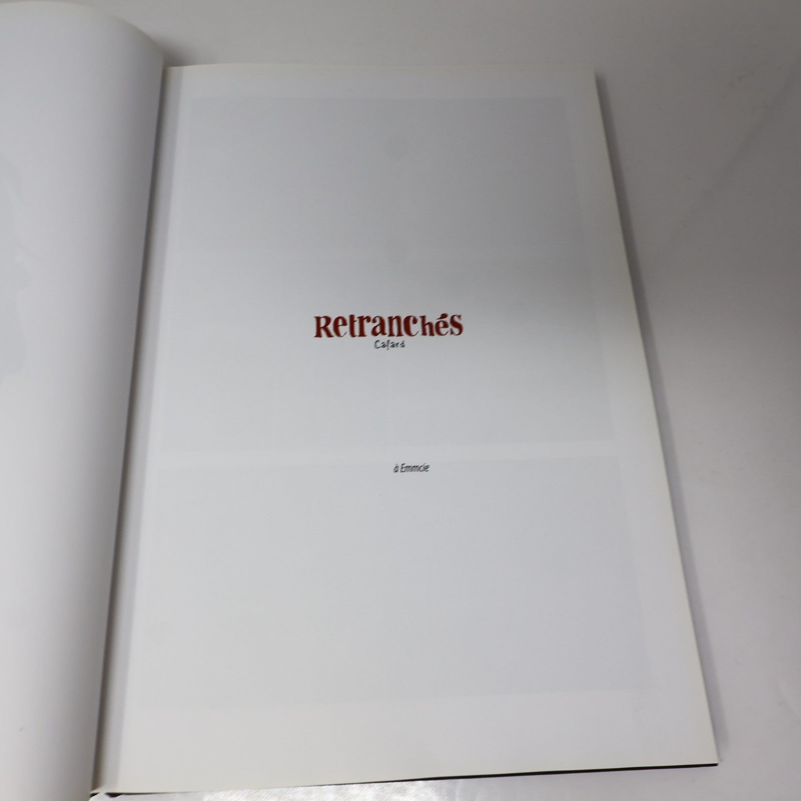 Retranchés Cafard Ankama 2008 HC Français French Bande Dessinée Bd Illustré