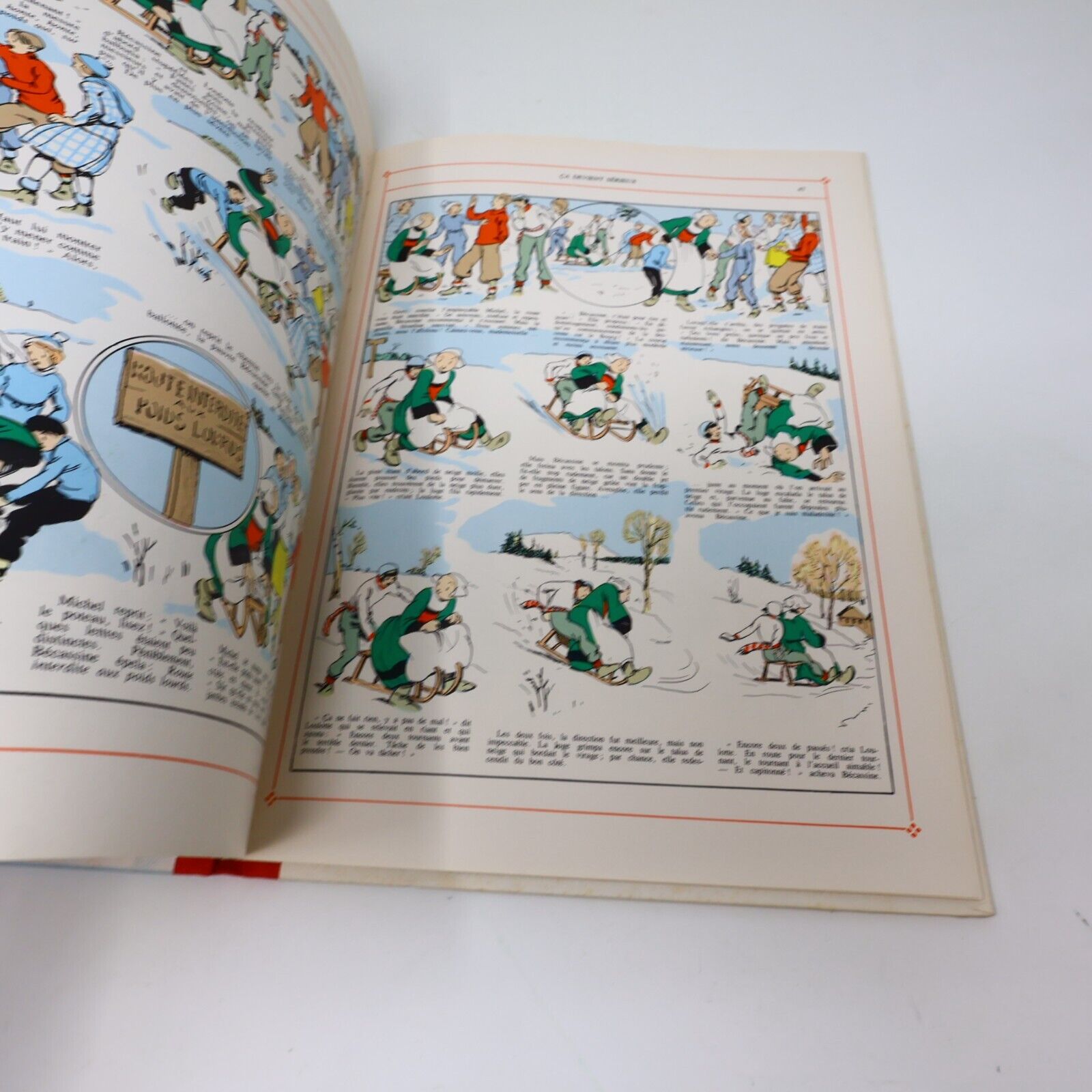 Bécassine Mobilisée Voyage Neige Lot 3 Bandes dessinées Caumery Français 80s HC