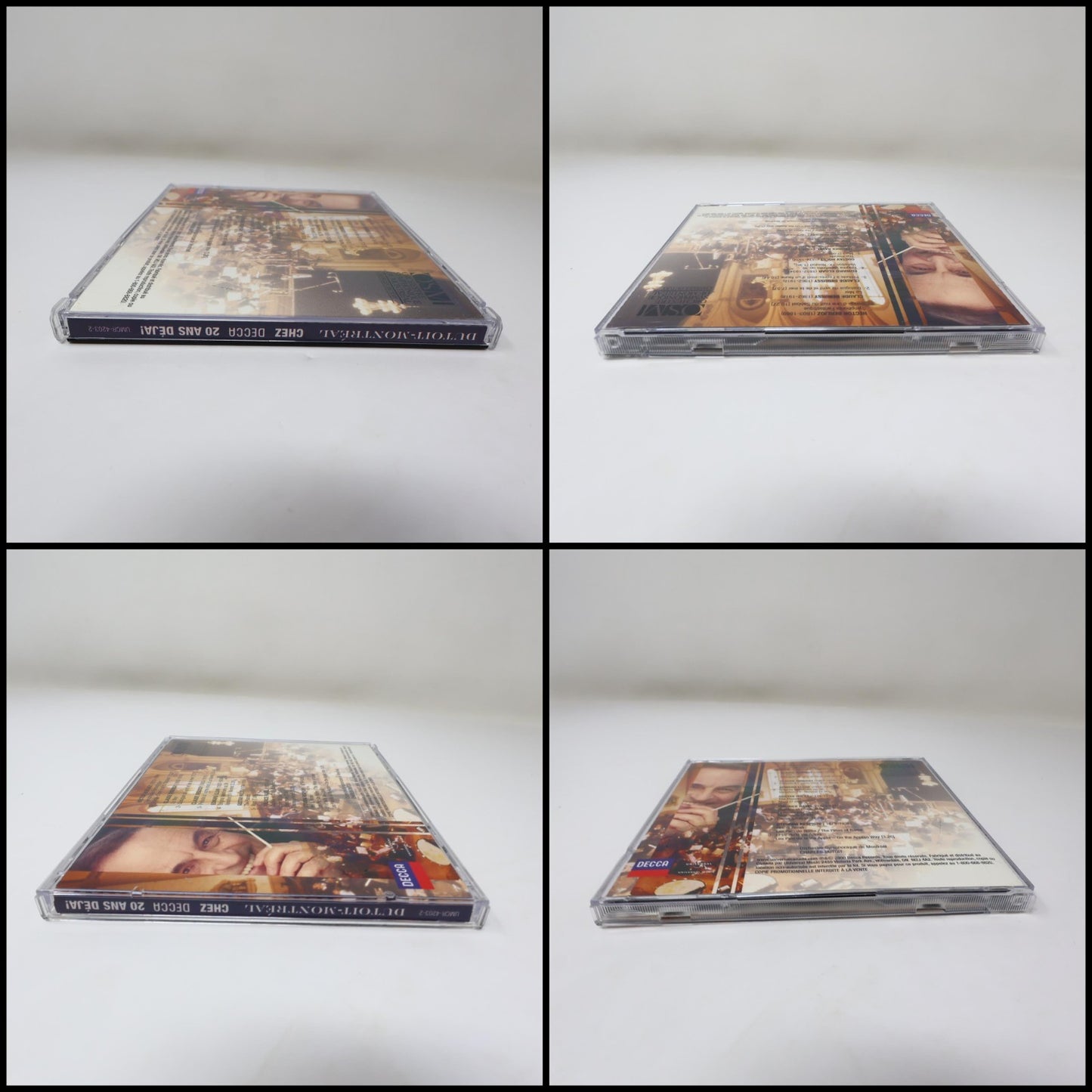 Charles Dutoit Lot 2 CD Dutoit-Montréal Chez Decca 20 Ans Déjà/Les Années Dutoit