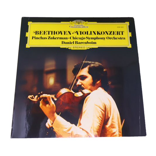 Beethoven Pinchas Zukerman Violinkonzert Chicago Barenboim LP Record 2530 903