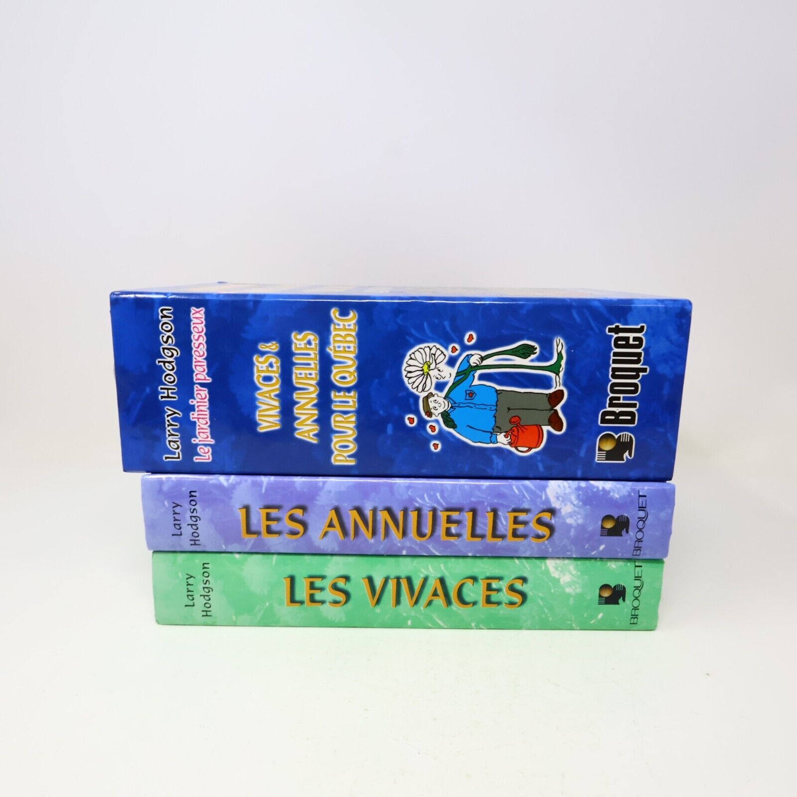 1999 Le Jardinier Paresseux Coffret Les Annuelles/Vivaces de Larry Hodgson Livre