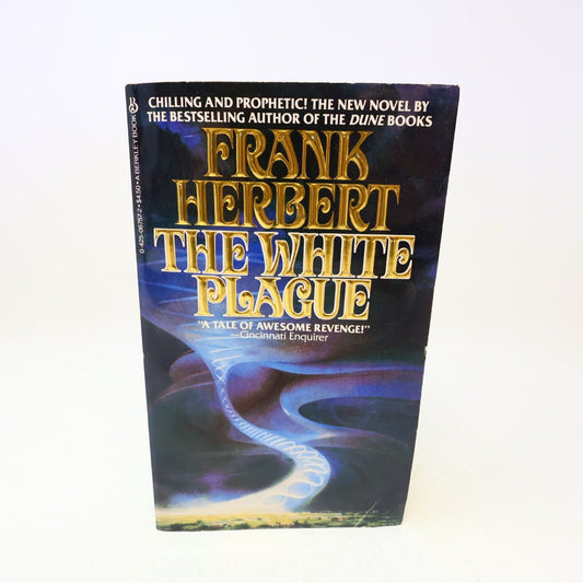 1983 The White Plague Frank Herbert Horror Berkley Paperback Book 80s PB