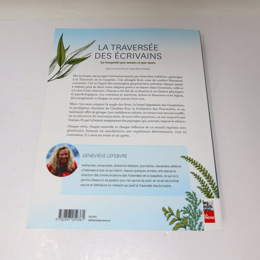 La Traversée des Écrivains Lefebvre Livre Gaspésie La Presse Roxanne Bouchard