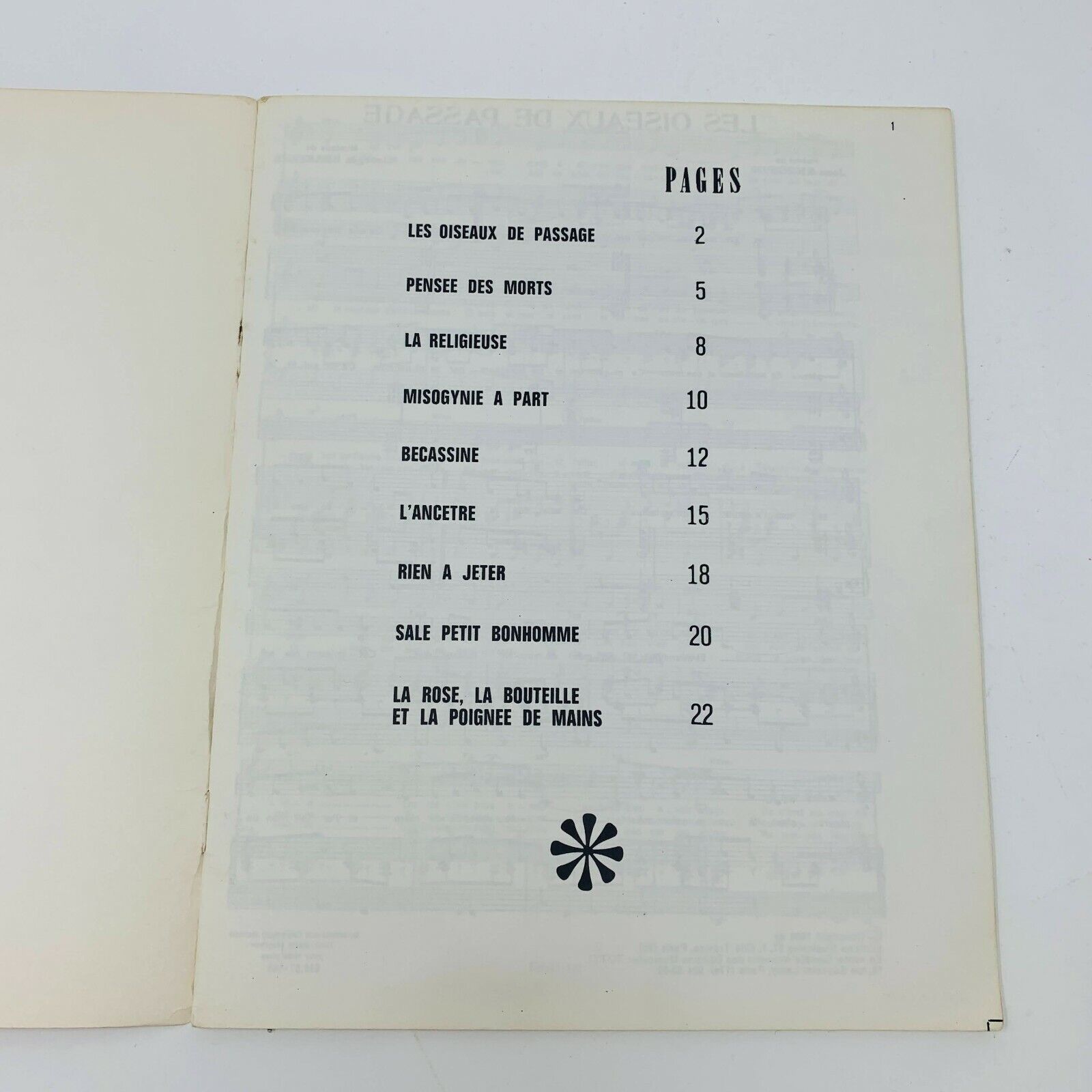 1970s Georges Brassens Album 12 & 14 Éditions Musicales Partitions Songbook Lot