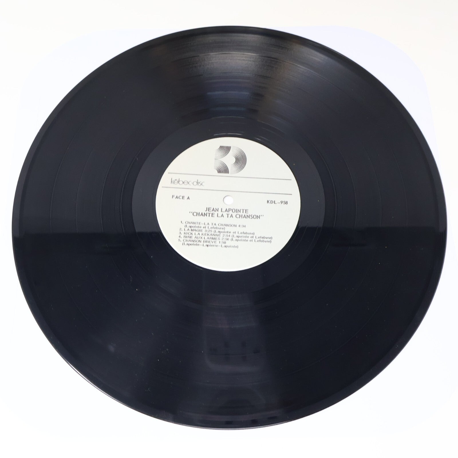 Jean Lapointe Lot 3 Disques Jongleur/Si On Chantait/Chante la ta Chanson Record