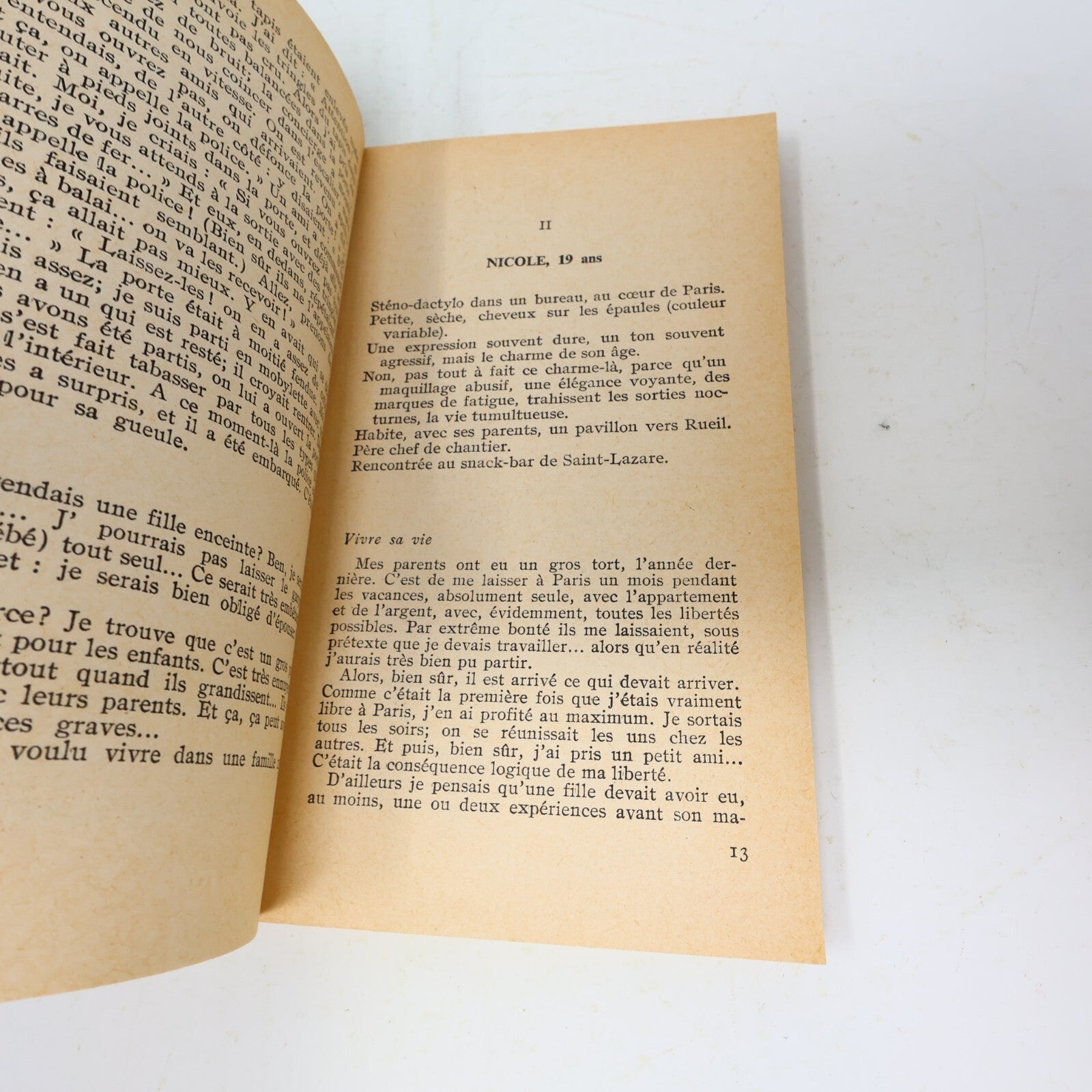 1963 Hitler? Connais Pas Bertrand Blier Voici Témoignages Société et Culture 60s