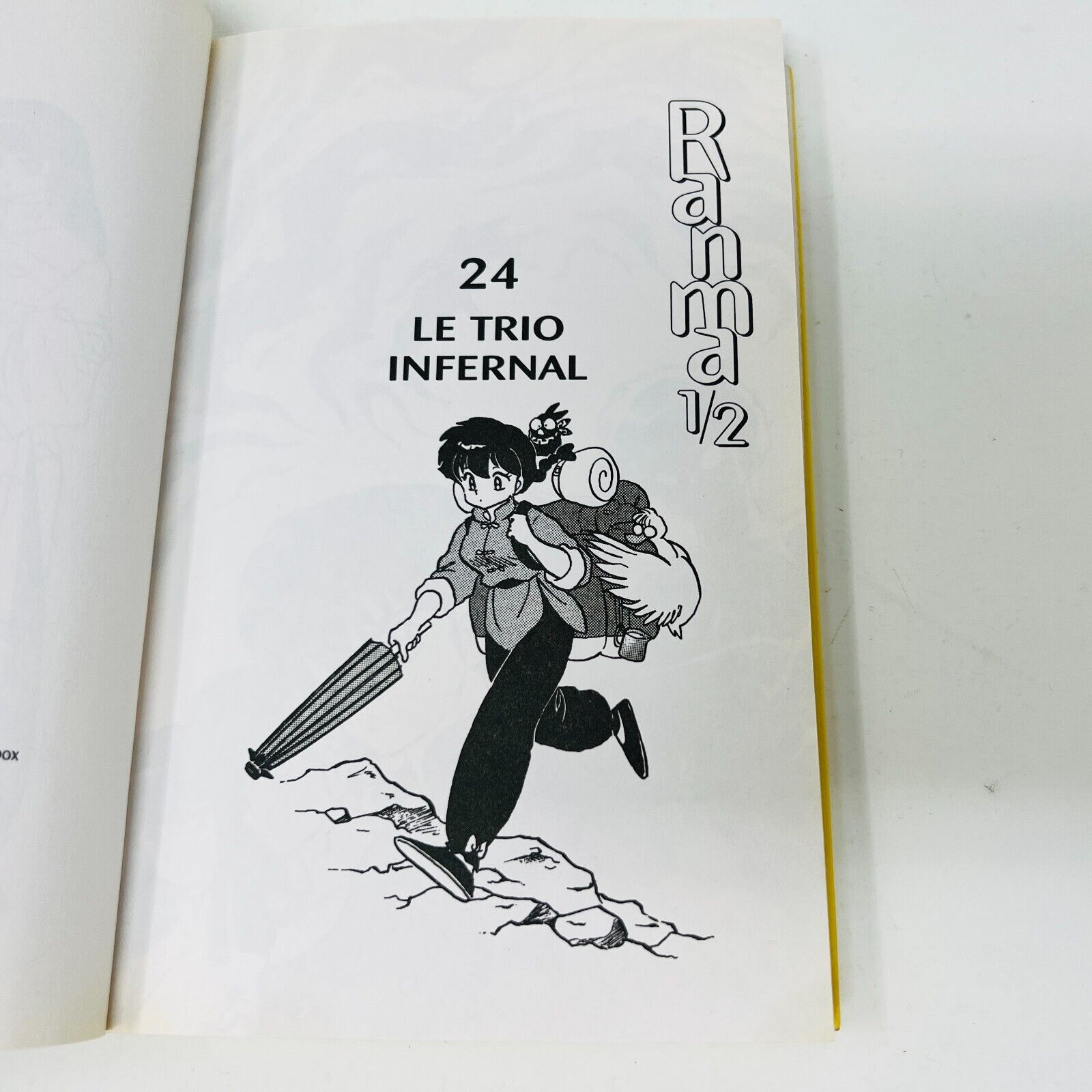 Ranma 1/2 #24 Le Trio Infernal de Rumiko Takahashi Manga Glénat Français 1999