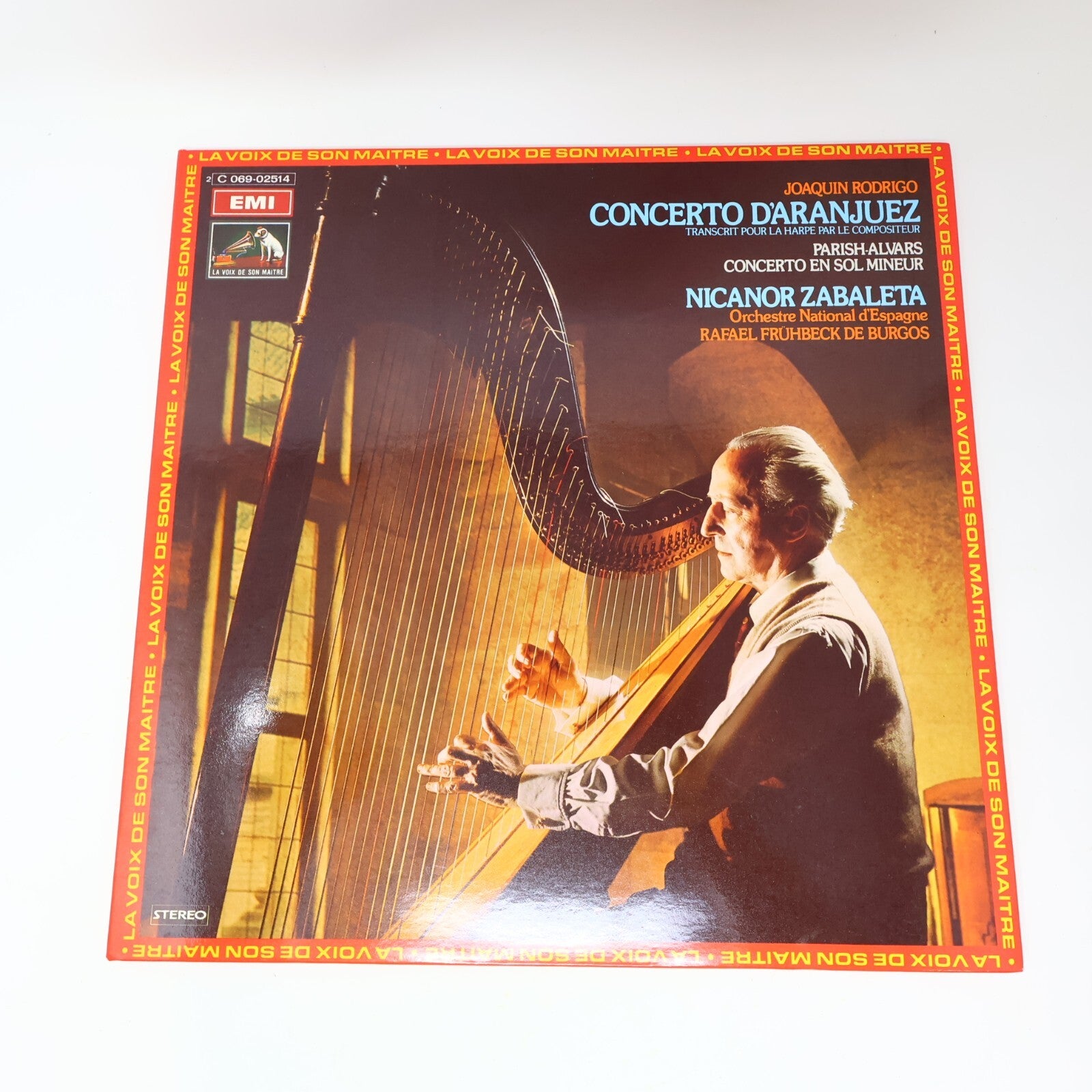 Nicanor Zabaleta Concerto De Aranjuez Rodrigo Parish-Alvars Record C 069-02514