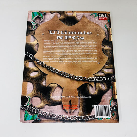 Ultimate NPCs Mongoose HC D20 v 3.5 Supplementary Rulebook XIII #13 MGP 9013 RPG