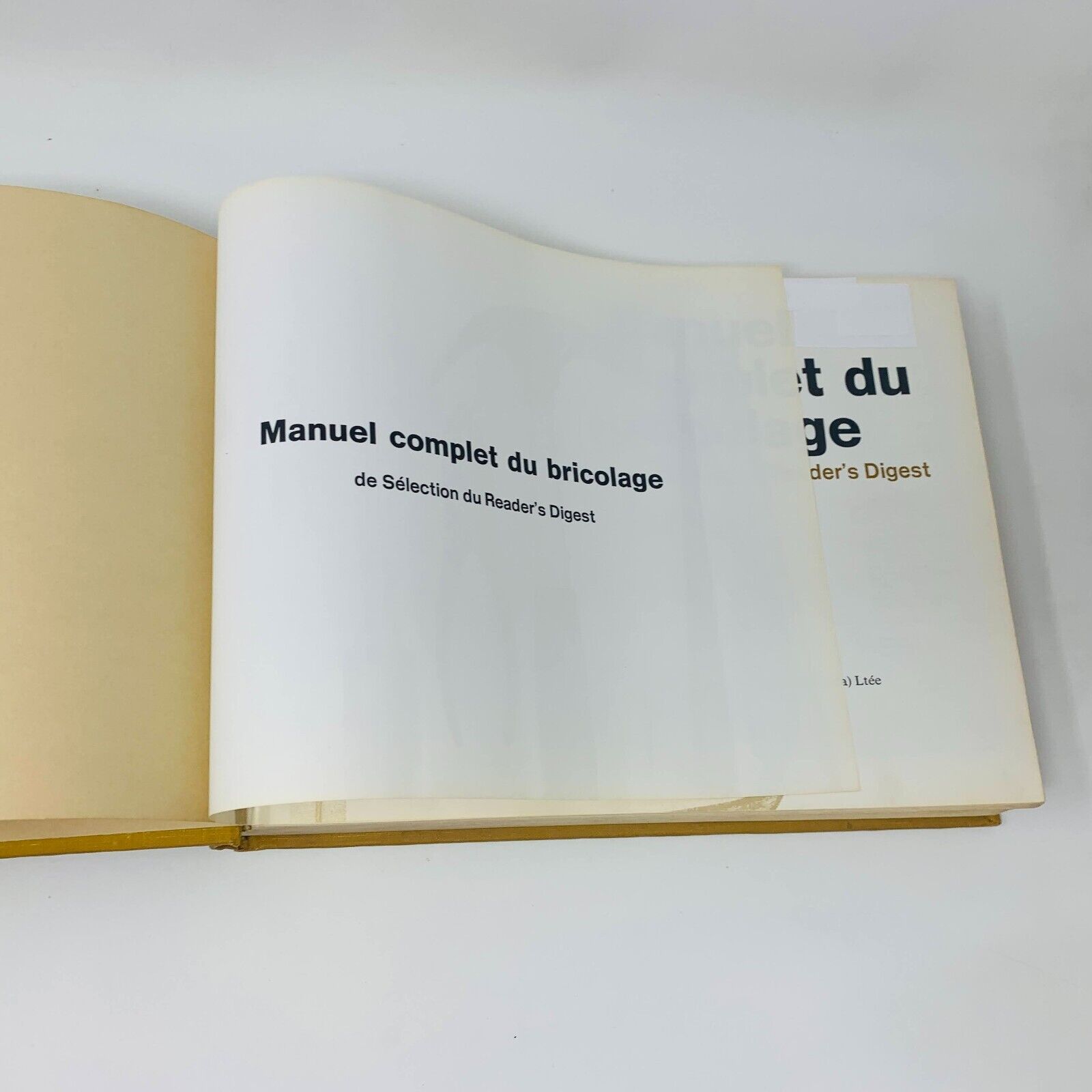 1975 Manuel Complet du Bricolage Sélection Reader's Digest Rénovations Français
