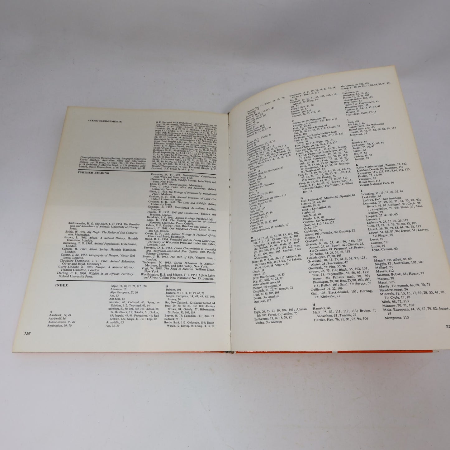 1969 Nature's Way David Stephen James Lockie Collins Animals 1st Edition Book HC
