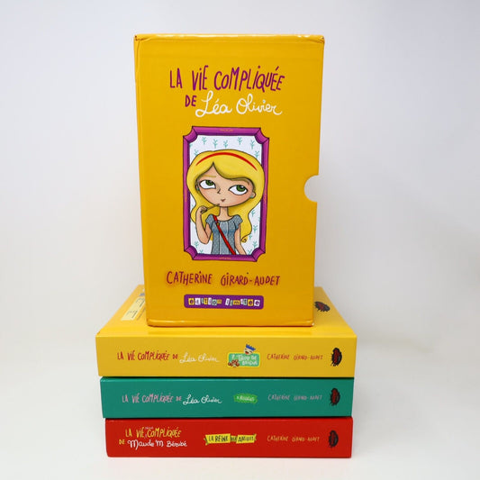 2016 La Vie Compliquée de Léa Olivier Coffret #3 de Catherine Girard-Audet Livre