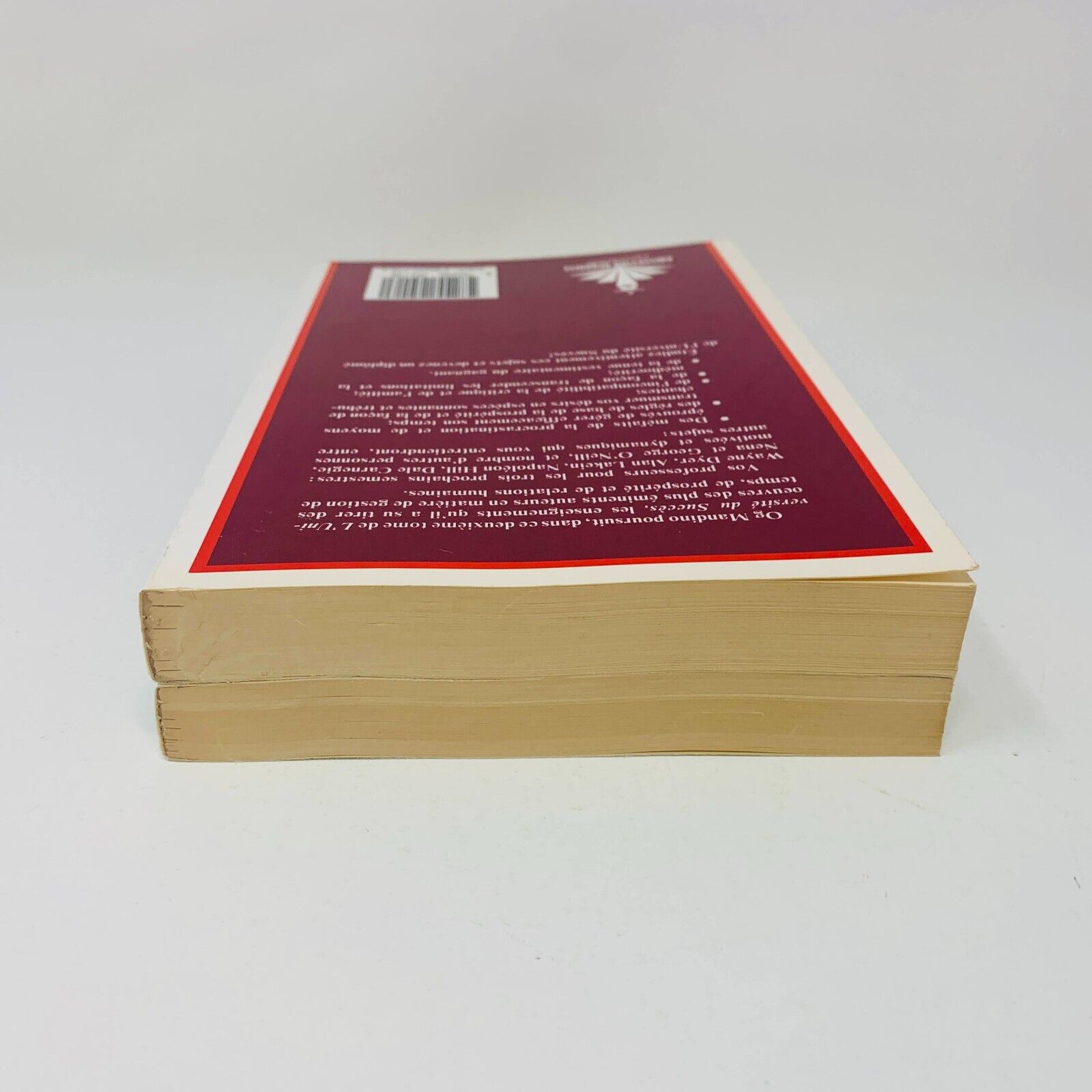 1987 L'Université du Succès Tome #2-3 Og Mandino Un Monde Différent Lot Livres