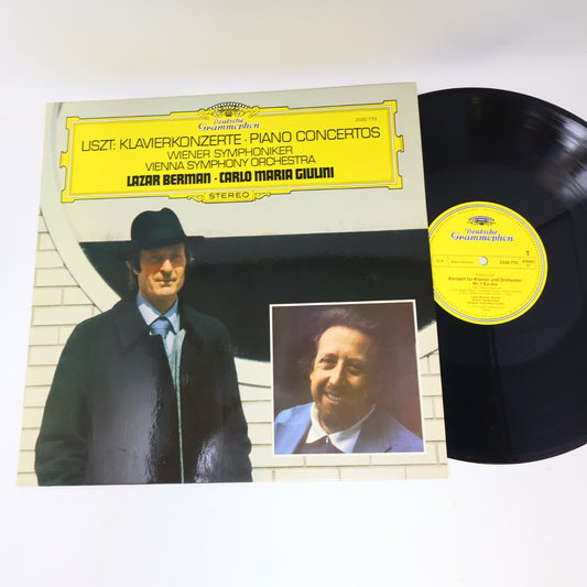 Liszt Lazar Berman Giulini Wiener Piano Concertos 1976 LP Record Vinyl 2530 770