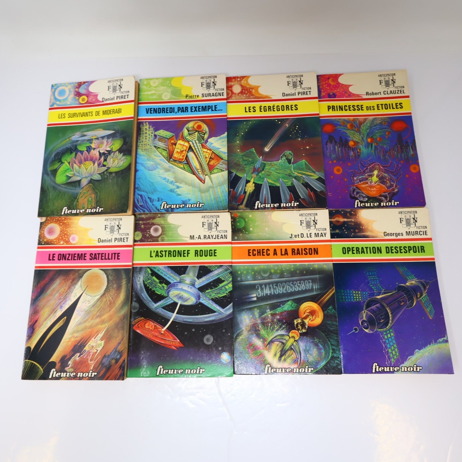 Anticipation Lot 11 Livres Fleuve Noir L'Iceberg Rouge/Métamorphose French 70s