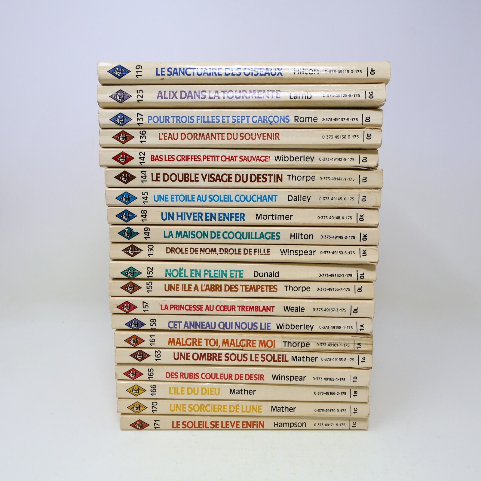 Lot 20 Livres Collection Harlequin Romance Amour Vintage Français French 80s PB