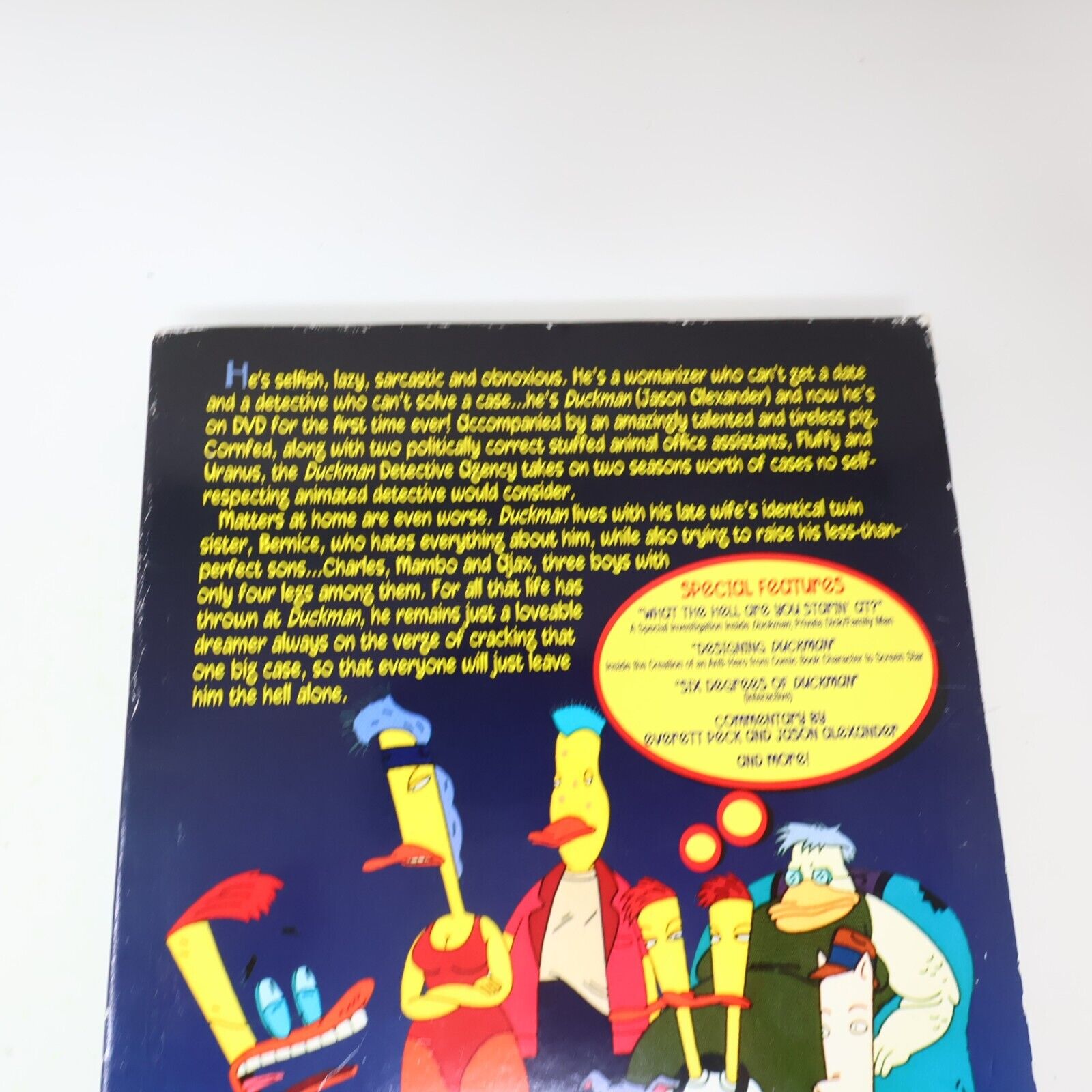 Duckman Season #1-2 DVD Jason Alexander NTSC Tested Animated Series 4:3 Region 1